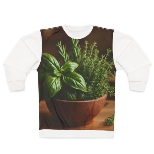 Savory Herb Garden - Unisex Sweatshirt (AOP)