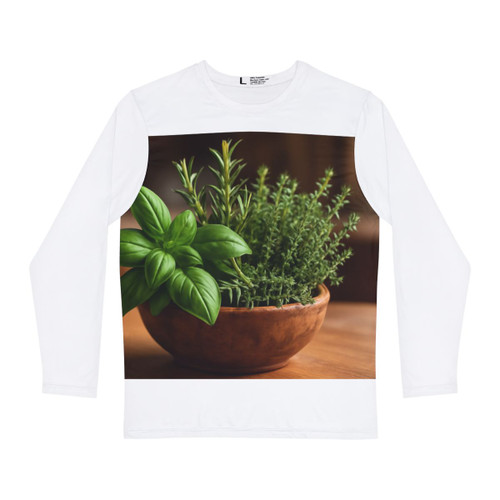 Savory Herb Garden - Men's Long Sleeve Shirt (AOP)
