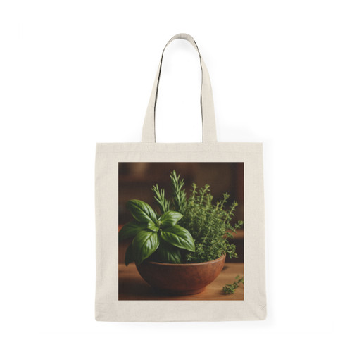 Savory Herb Garden - Natural Tote Bag