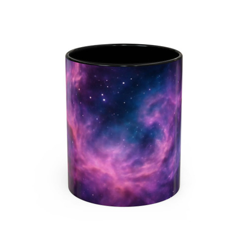 Luminous Cosmic Veil - Accent Coffee Mug (11, 15oz)