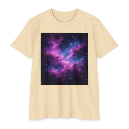 Luminous Cosmic Veil - Unisex CVC Jersey T-shirt