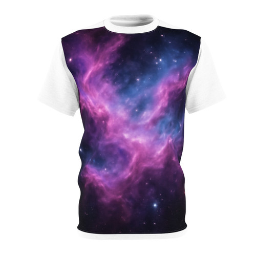 Luminous Cosmic Veil - Unisex Cut & Sew Tee (AOP)