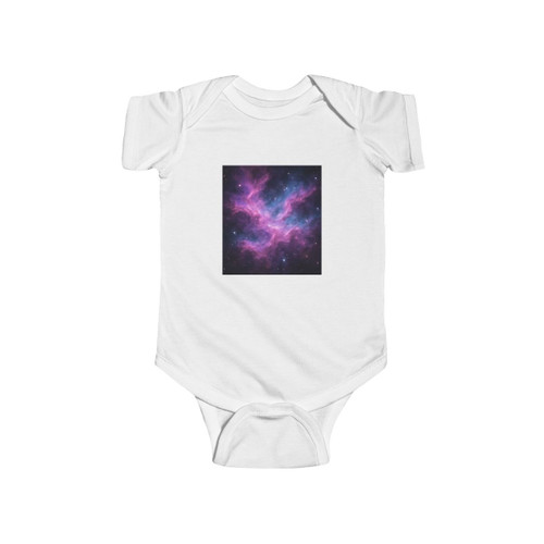 Luminous Cosmic Veil - Infant Fine Jersey Bodysuit