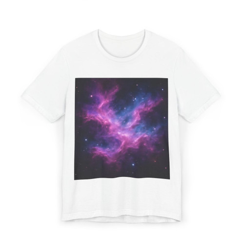 Luminous Cosmic Veil - Unisex Jersey T-Shirt