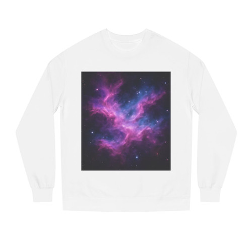 Luminous Cosmic Veil - Unisex Crew Neck Sweatshirt