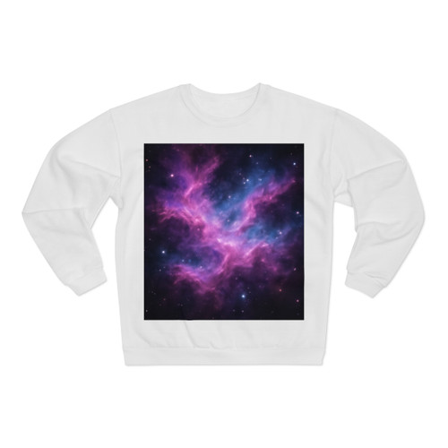 Luminous Cosmic Veil - Unisex Crew Neck Sweatshirt (EU)