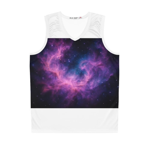Luminous Cosmic Veil - Basketball Jersey (AOP)