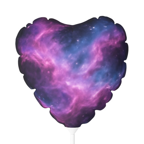 Luminous Cosmic Veil - Balloon (Round and Heart-shaped), 11"