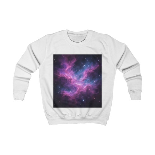 Luminous Cosmic Veil - Kids Sweatshirt