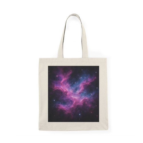 Luminous Cosmic Veil - Natural Tote Bag