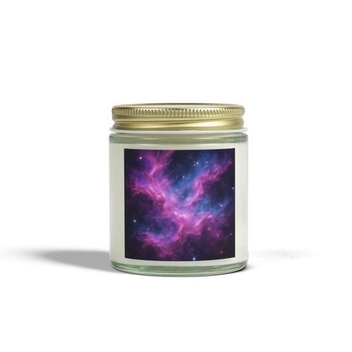 Luminous Cosmic Veil - Scented Candles, Coconut Apricot Wax (4oz, 9oz)