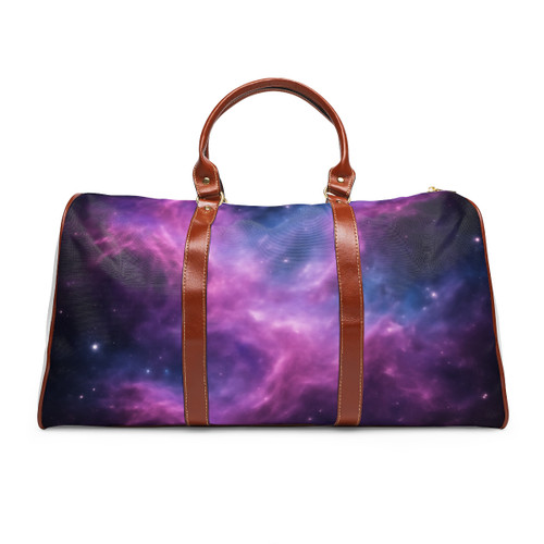 Luminous Cosmic Veil - Waterproof Travel Bag