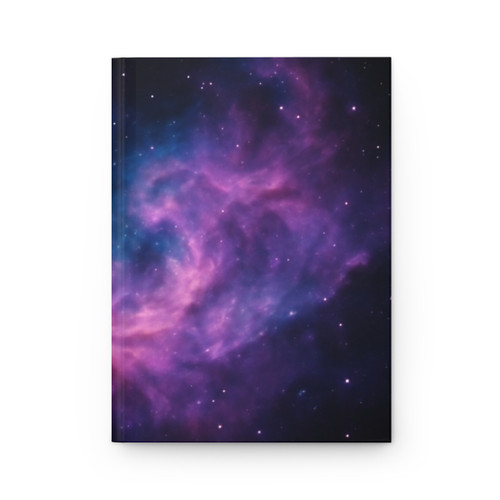 Luminous Cosmic Veil - Hardcover Journal Matte