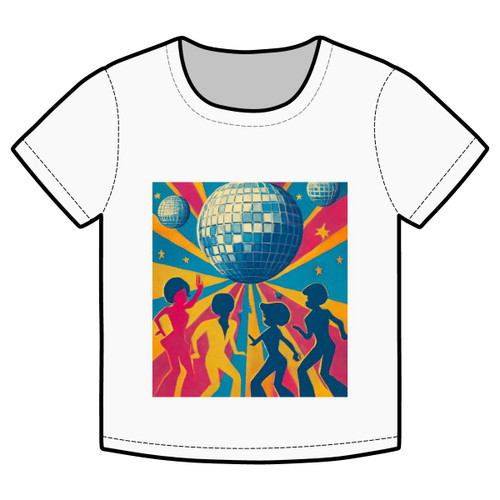 Disco Fever Nights - Organic Rib Baby Tee