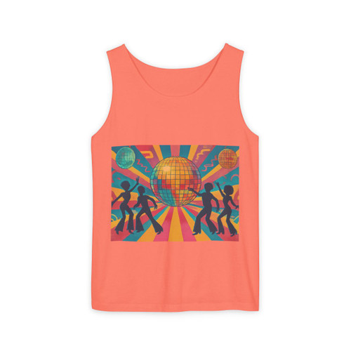 Disco Fever Nights - Unisex Garment-Dyed Tank Top