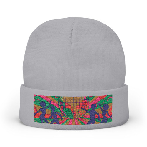 Disco Fever Nights - Knit Beanie (Embroidery)