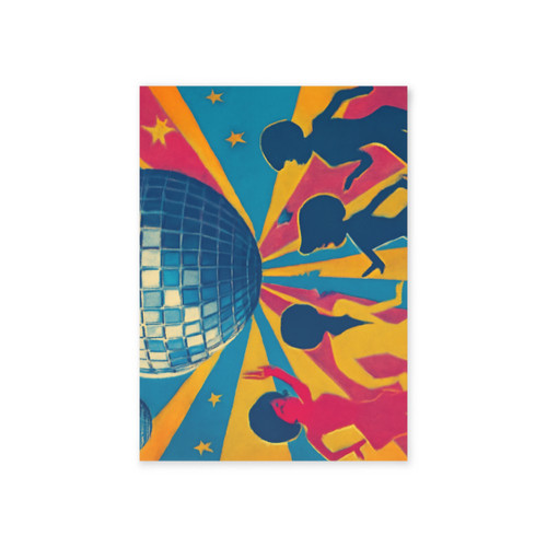 Disco Fever Nights - Holiday Cards (Two-sided print)