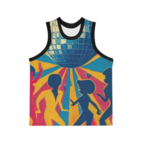 Disco Fever Nights - Unisex Basketball Jersey (AOP)