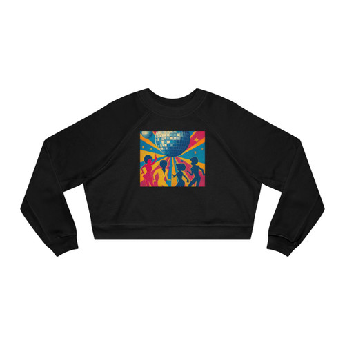 Disco Fever Nights - Women's Cropped Fleece Pullover Disco Fever Nights - Women's Cropped Fleece Pullover