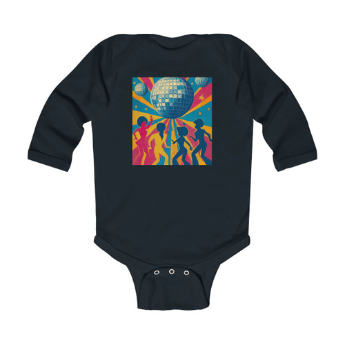 Disco Fever Nights - Infant Long Sleeve Bodysuit