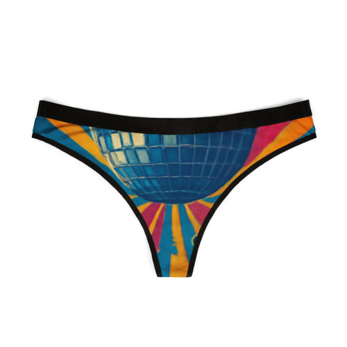 Disco Fever Nights - Women's Thongs (AOP)