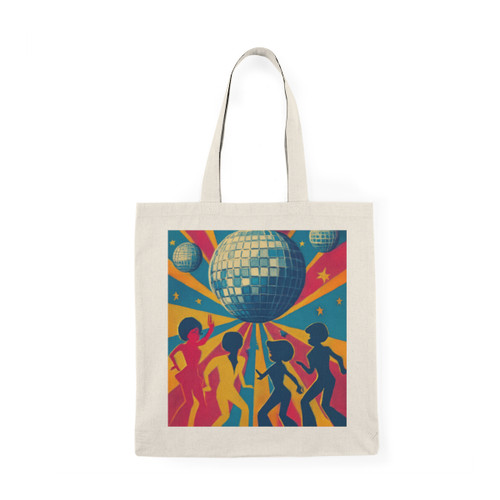 Disco Fever Nights - Natural Tote Bag