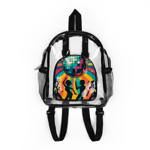 Disco Fever Nights - Clear Stadium Backpack