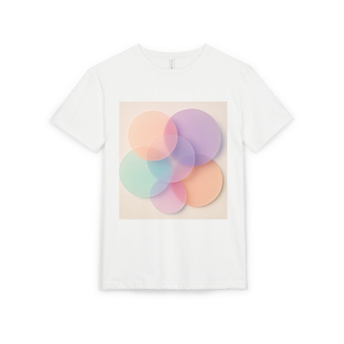 Ethereal Circle Symphony - Unisex Sueded T-Shirt