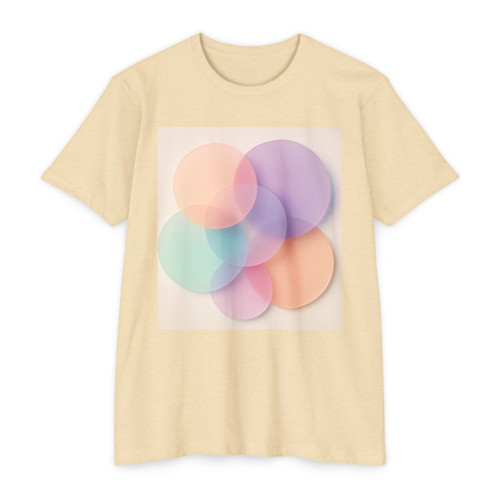 Ethereal Circle Symphony - Unisex CVC Jersey T-shirt