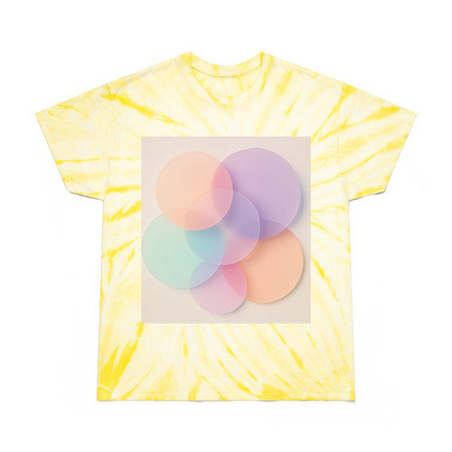 Ethereal Circle Symphony - Tie-Dye Tee, Cyclone