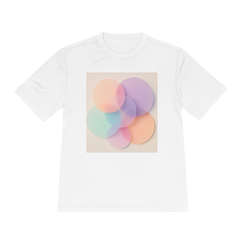 Ethereal Circle Symphony - Unisex Moisture Wicking Tee