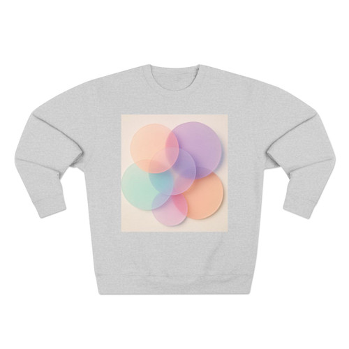 Ethereal Circle Symphony - Unisex Crewneck Sweatshirt