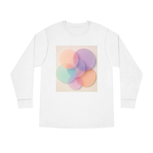 Ethereal Circle Symphony - Long Sleeve Crewneck Tee