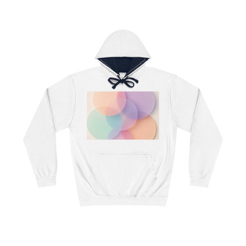 Ethereal Circle Symphony - Unisex Varsity Hoodie