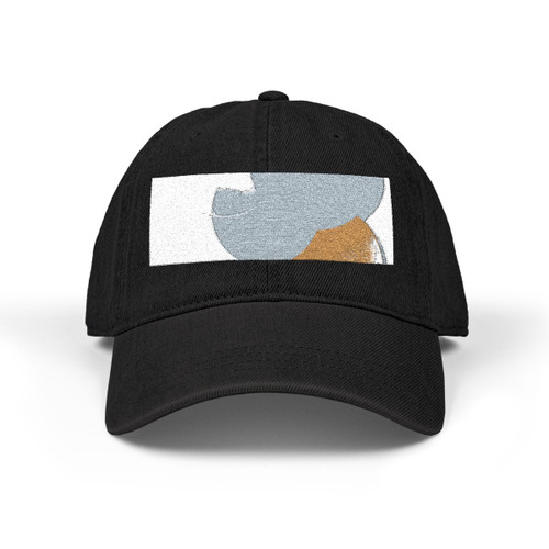 Ethereal Circle Symphony - Denim Hat (Embroidery)