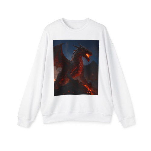 Eternal Ember Wyrm - Unisex Drop Shoulder Sweatshirt