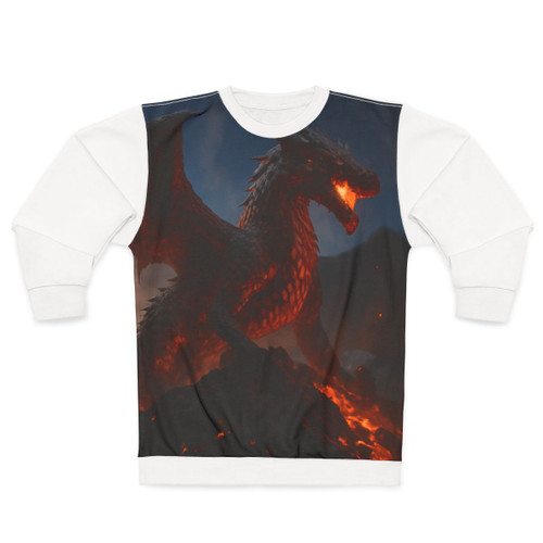 Eternal Ember Wyrm - Unisex Sweatshirt (AOP)