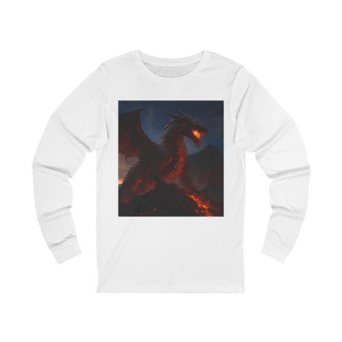 Eternal Ember Wyrm - Unisex Jersey Long Sleeve Tee