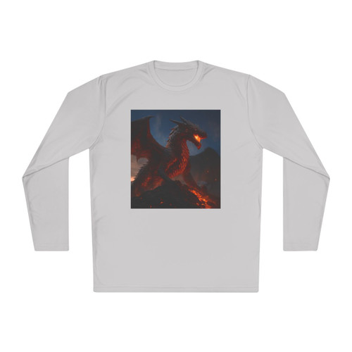 Eternal Ember Wyrm - Unisex Lightweight Long Sleeve Tee