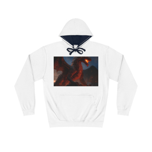 Eternal Ember Wyrm - Unisex Varsity Hoodie