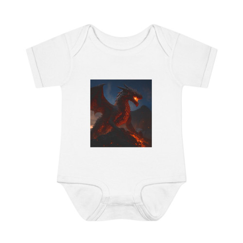 Eternal Ember Wyrm - Infant Baby Rib Bodysuit