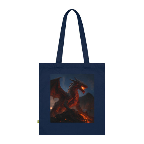 Eternal Ember Wyrm - Organic Cotton Tote Bag