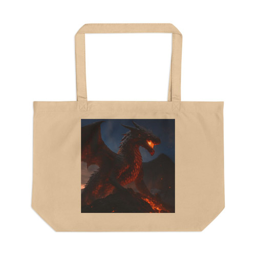 Eternal Ember Wyrm - Large Eco Tote