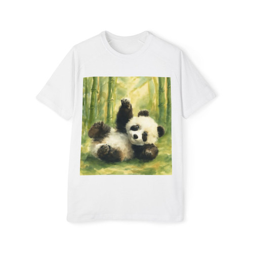 Whimsical Panda Play - Men's Raglan T-Shirt