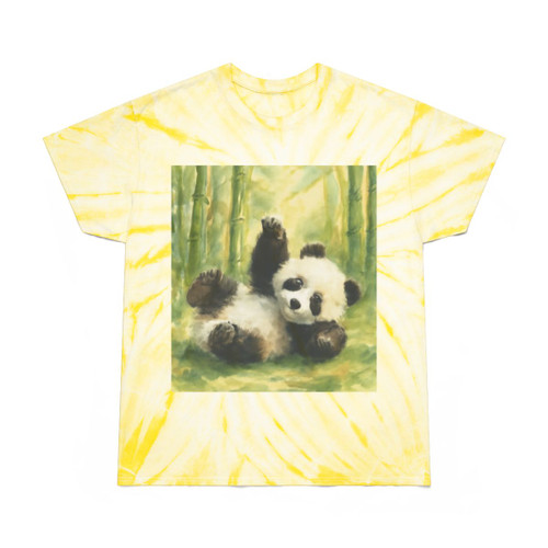 Whimsical Panda Play - Tie-Dye Tee, Cyclone