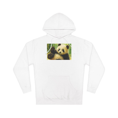 Whimsical Panda Play - Unisex Hooded Sweatshirt