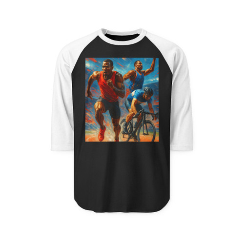 Velocity Surge - Unisex Three-Quarter Sleeve Raglan Shirt