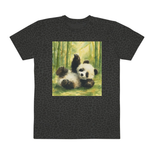 Whimsical Panda Play - Men's Fine Jersey Tee
