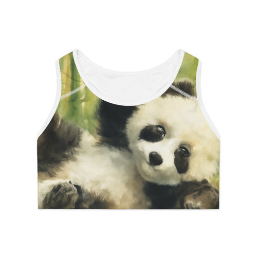 Whimsical Panda Play - Sports Bra (AOP)