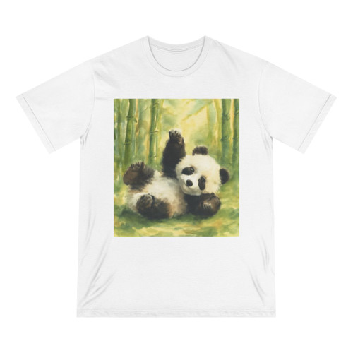 Whimsical Panda Play - Organic Staple T-shirt